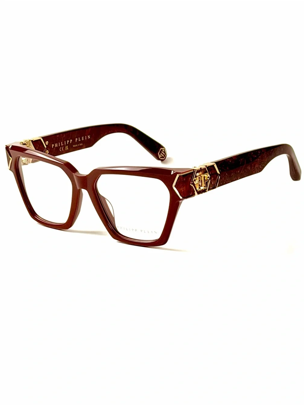 Philipp Plein VPP190 3G6 Eyeglasses Authentic Red Full Rim 54mm VPP 190